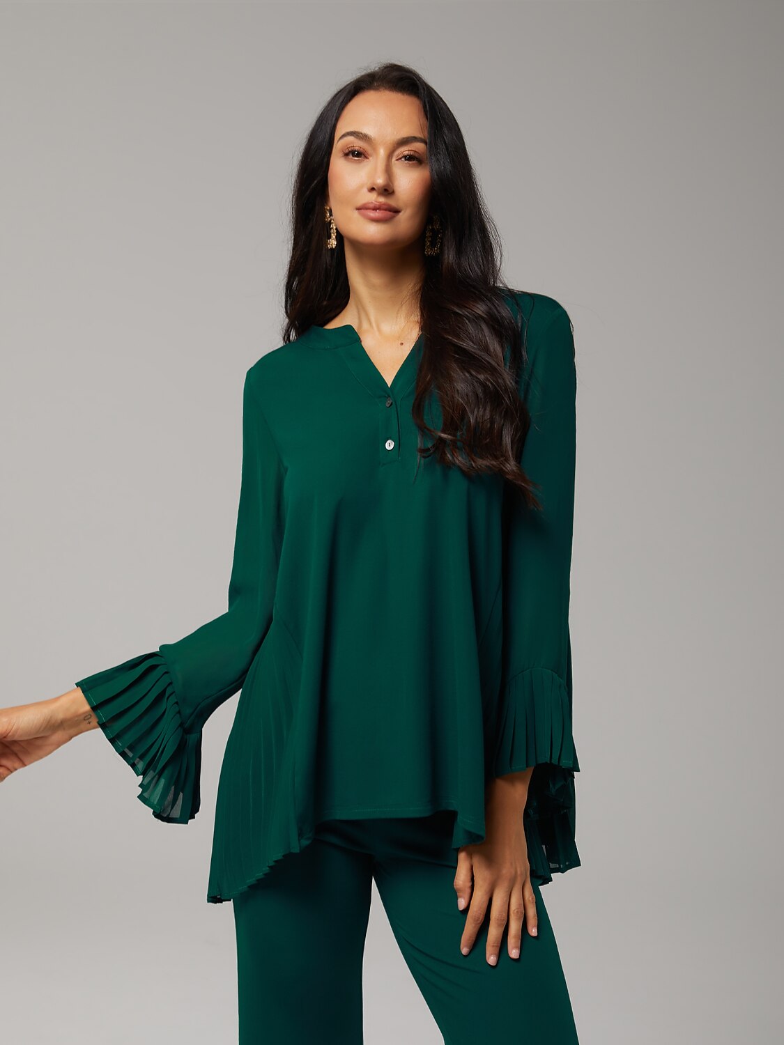 Stylish Comfortable Elegant Daily Work Tencel Top