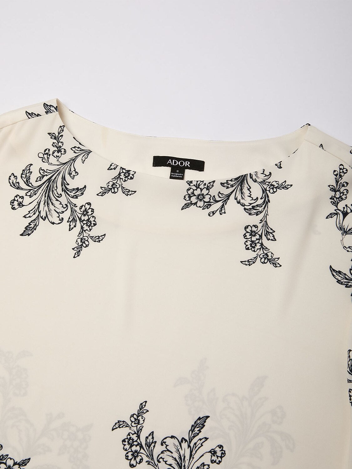 Artistic Graphic Print Silky Satin Graphic Shirt
