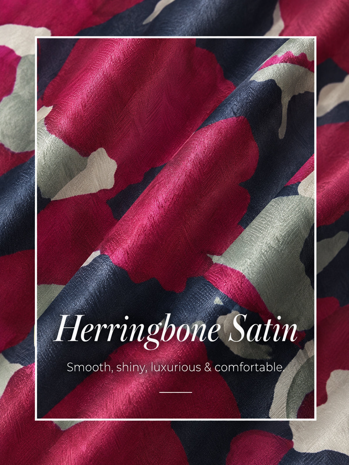 Berry Canvas Herringbone Satin Jacket