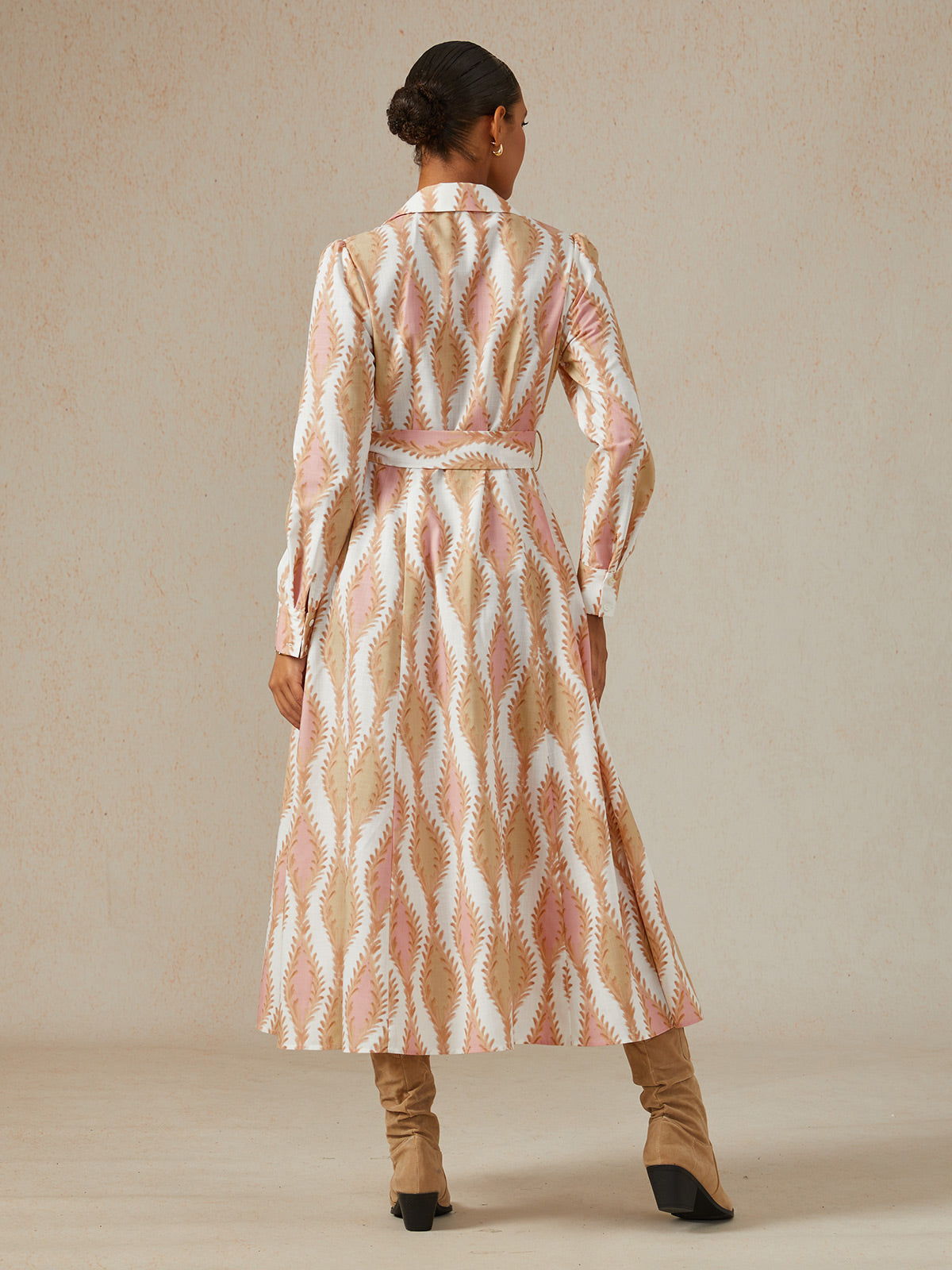 Sage Petal Rhythm Linen Look Maxi Dress