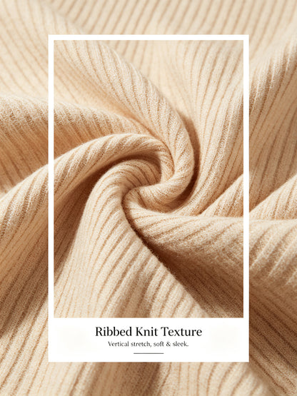 Yellow Modal Core Spun Yarn Zip Up Knit Cardigan