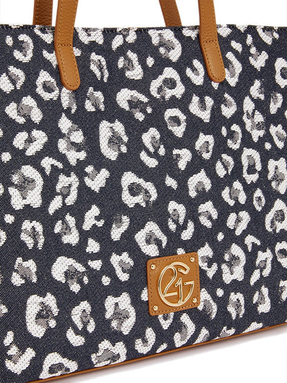 Women's Leopard Print Tote Bag