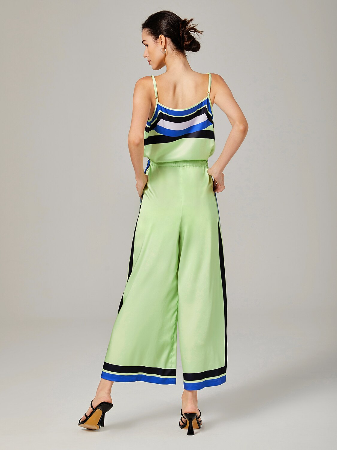 Casual Fashion Geometric Print One-Piece Pants