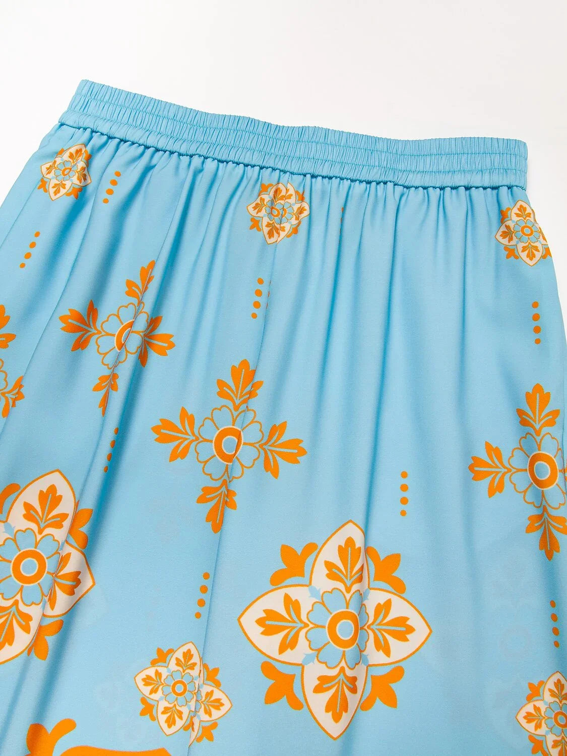Satin Bohemia Wide Leg Pocket Pants