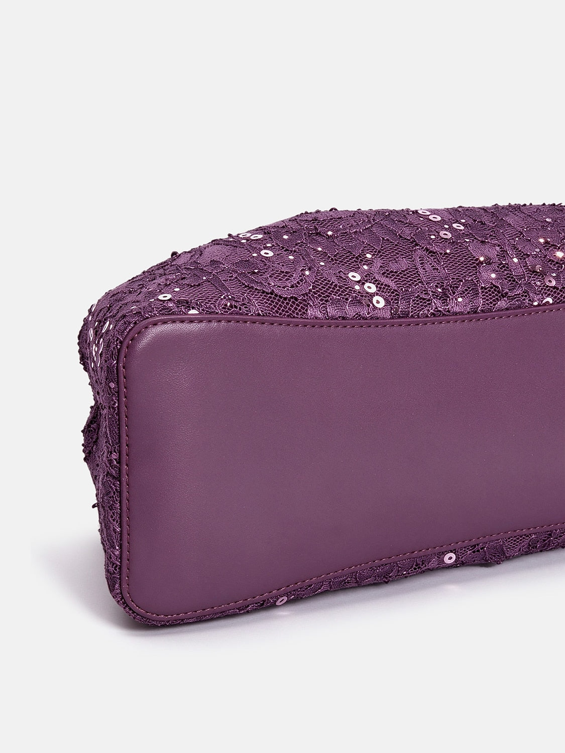 Jacquard Satin Sequin Frame Bag