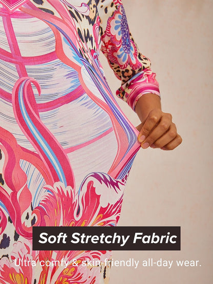 Land of Wonder Stretch Fitted Knit Dress
