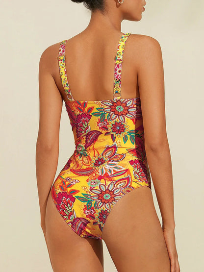 Vintage Jewelry Vacation One Piece Swimsuit