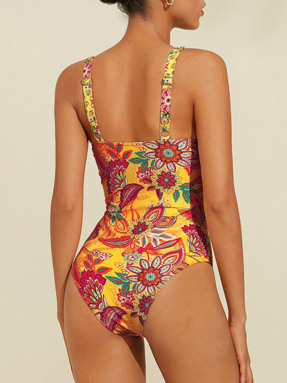 Jungle Wild Party Stretch One-Piece Swimsuit