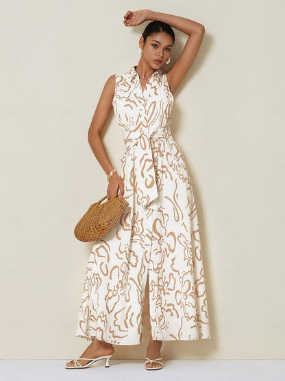 Jellyfish Effortless Linen-Style Shirt Dress