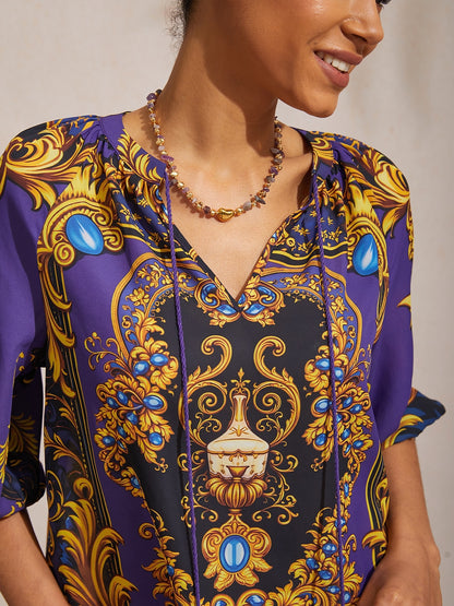 Dschungel Wilde Party Chiffon Top