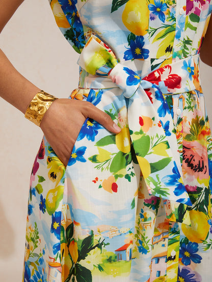 Jellyfish Effortless Linen-Style Shirt Dress