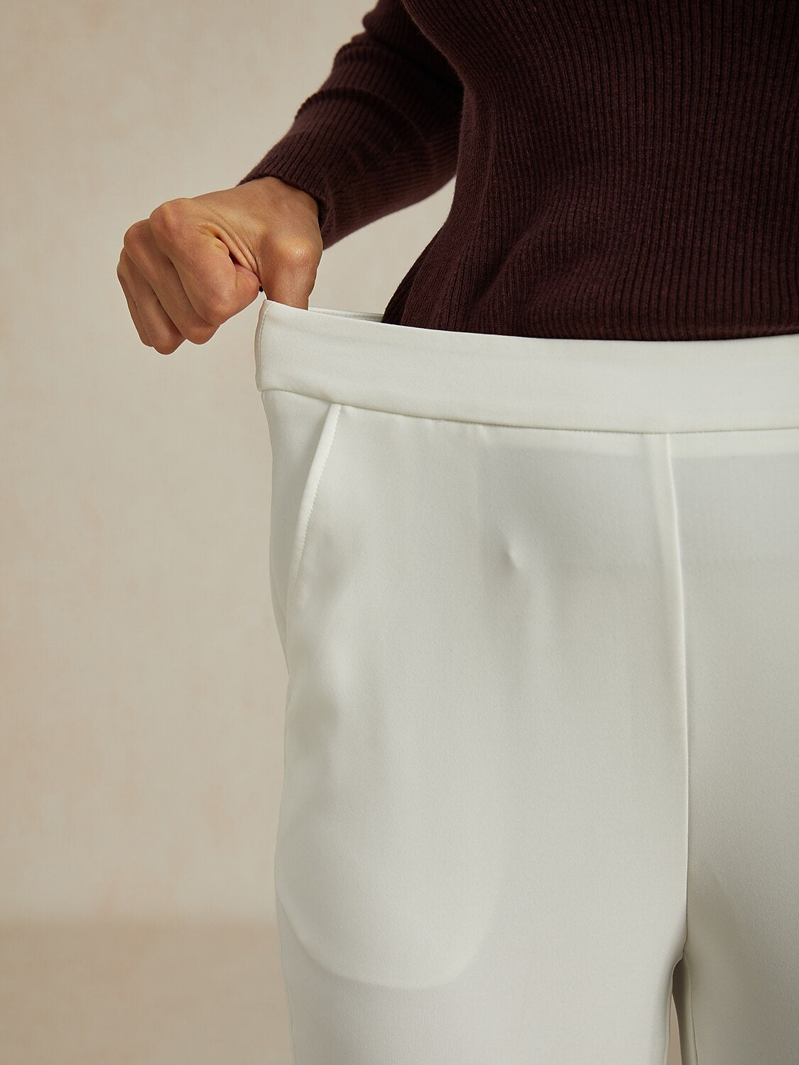 Vacation Fitted Stretch Cropped Pants