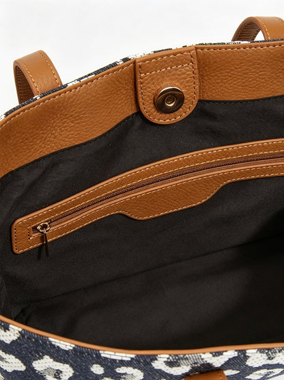 Women's Leopard Print Tote Bag