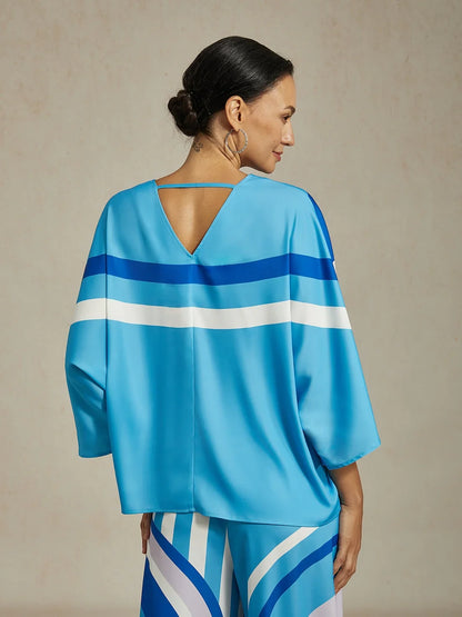 Vintage Jewelry Silky Satin Top