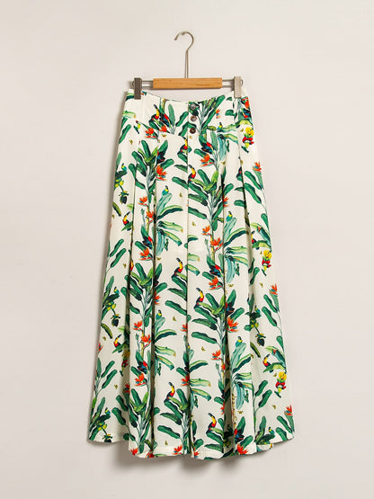 Satin Wide Leg Vacation Full Length Pants