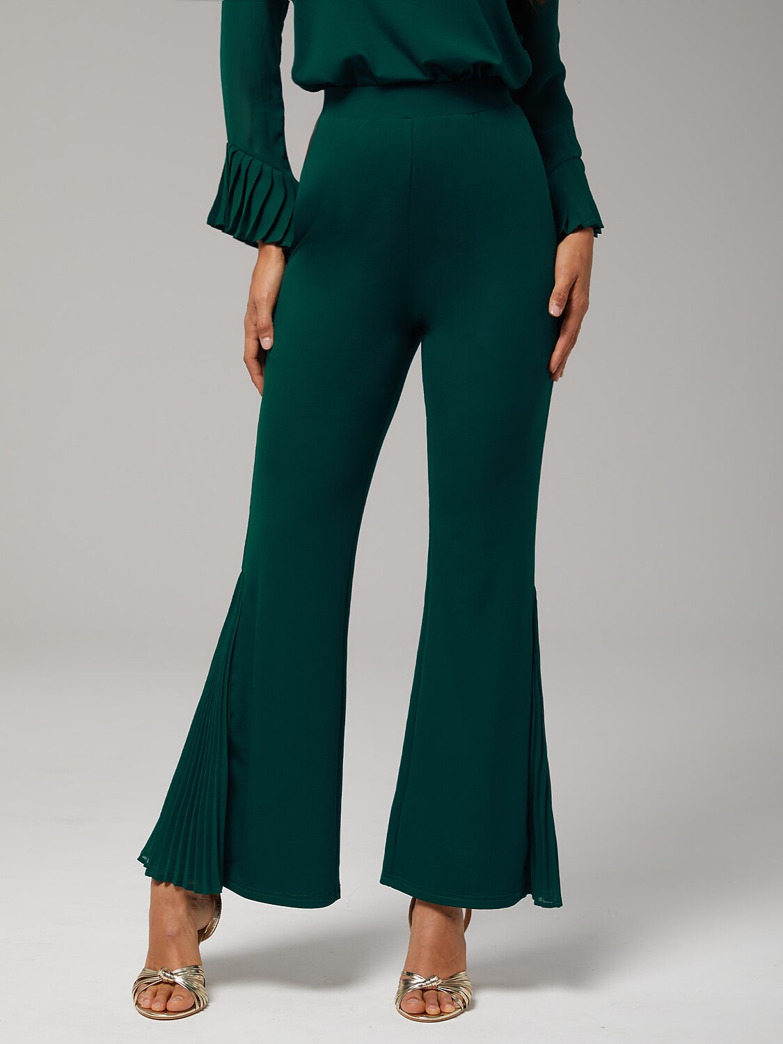 Pantalones Elegantes de Tencel con Cintura Elástica