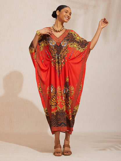 Kaftan Chiffon Terre de Merveilles Vacances
