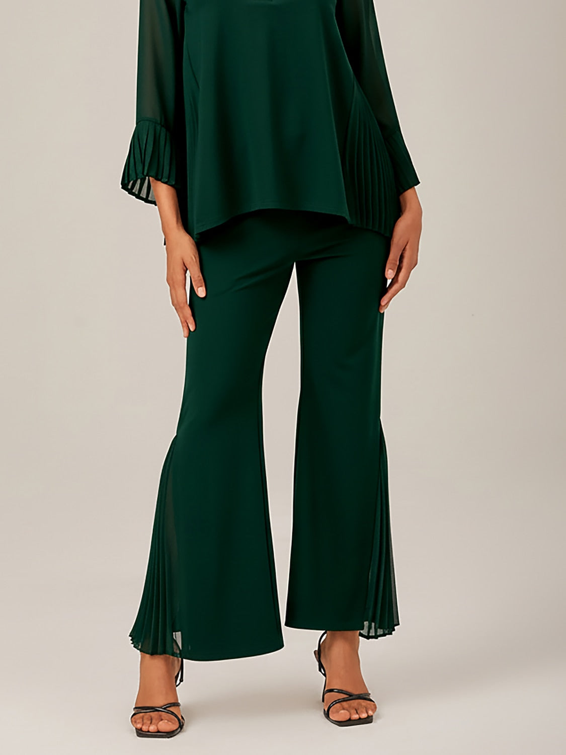 Elegant Elastic Waist Tencel Pants