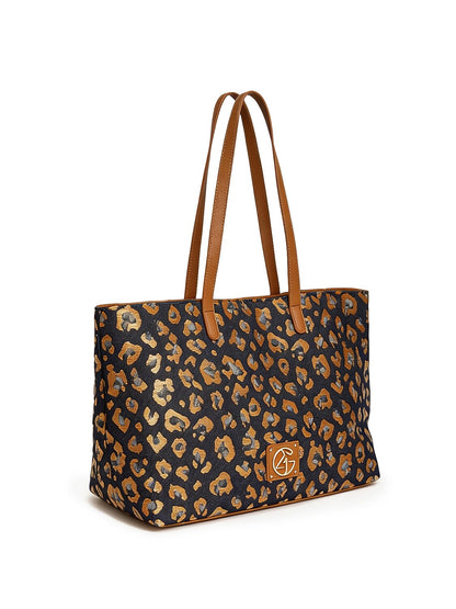 Women's Leopard Print Tote Bag