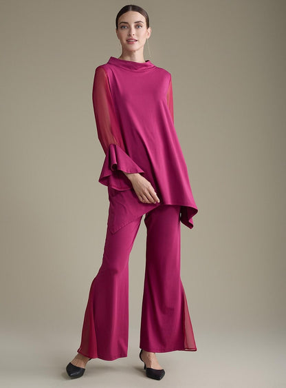 Elegant Full Length Bell Bottom Pants