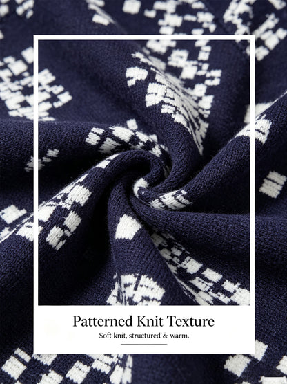 High Stretch Core Spun Yarn Mock Neck Pullover