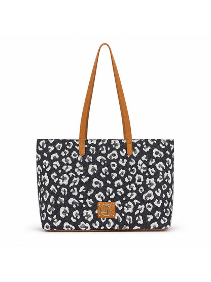 Women's Leopard Print Tote Bag