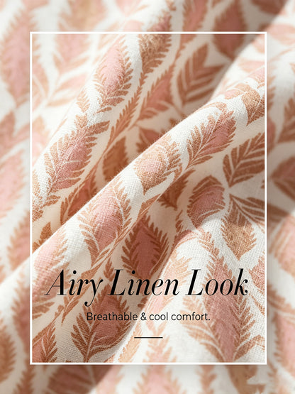 Sage Petal Rhythm Linen Look Maxi Dress