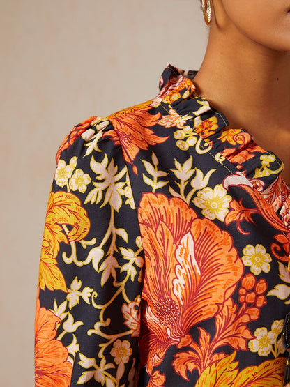 Sienna Garden Linen Look Blouse
