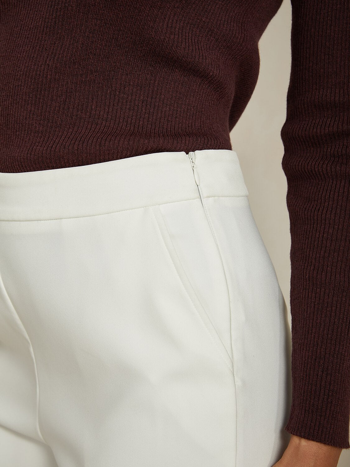 Vacation Fitted Stretch Cropped Pants