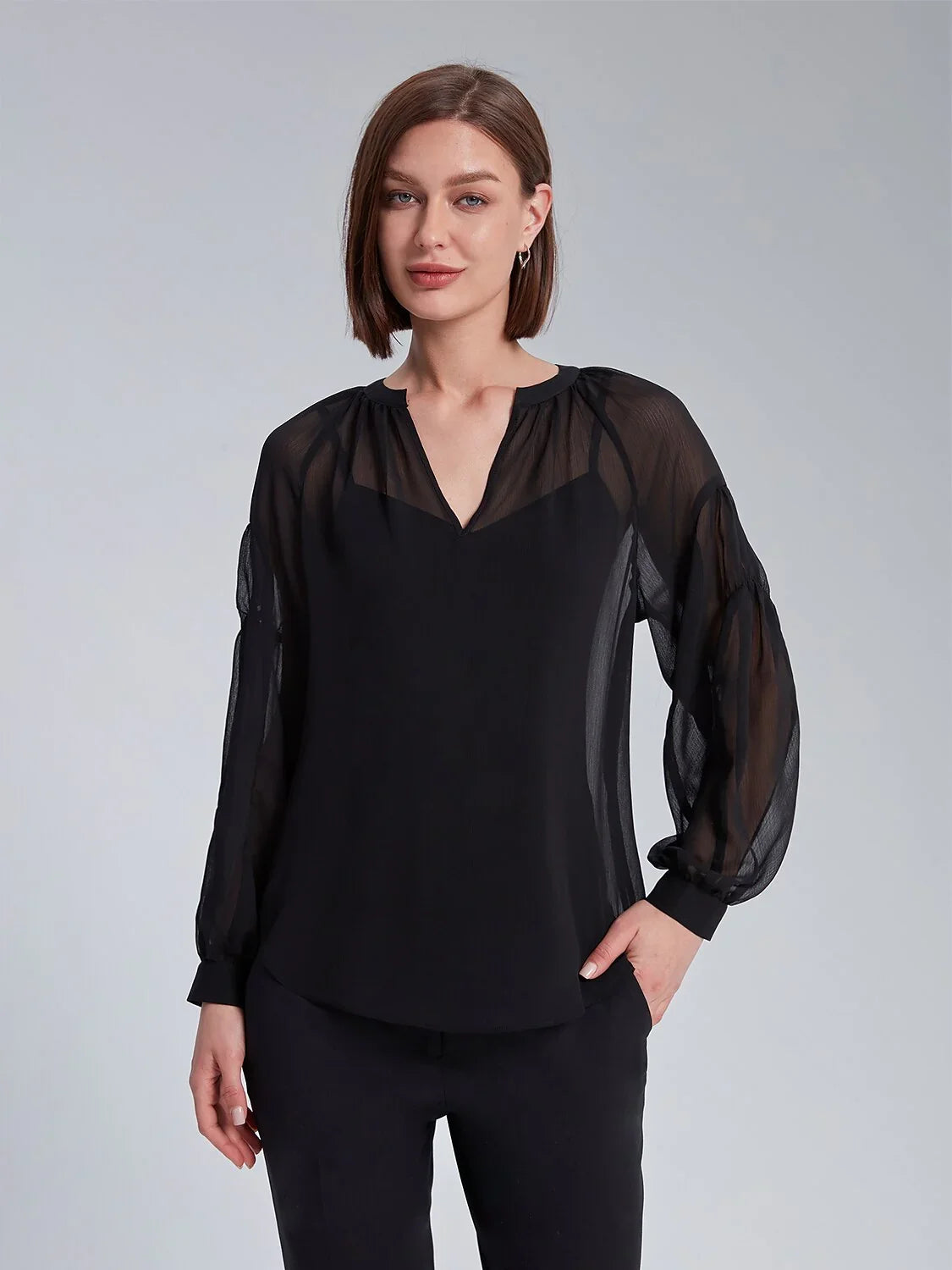 The Essential Series Chiffon Blouse