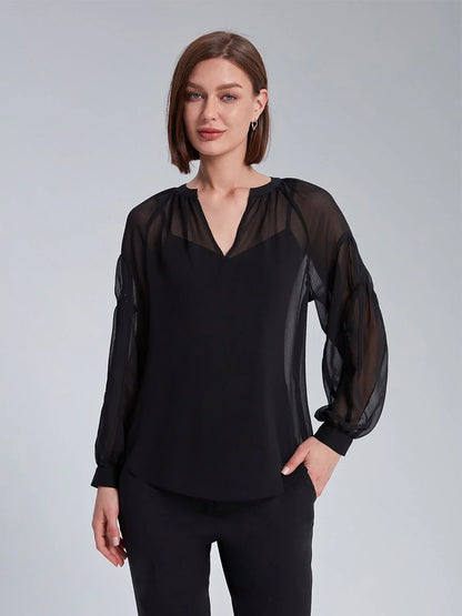 The Essential Series Chiffon Blouse