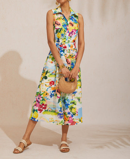 Jellyfish Effortless Linen-Style Shirt Dress