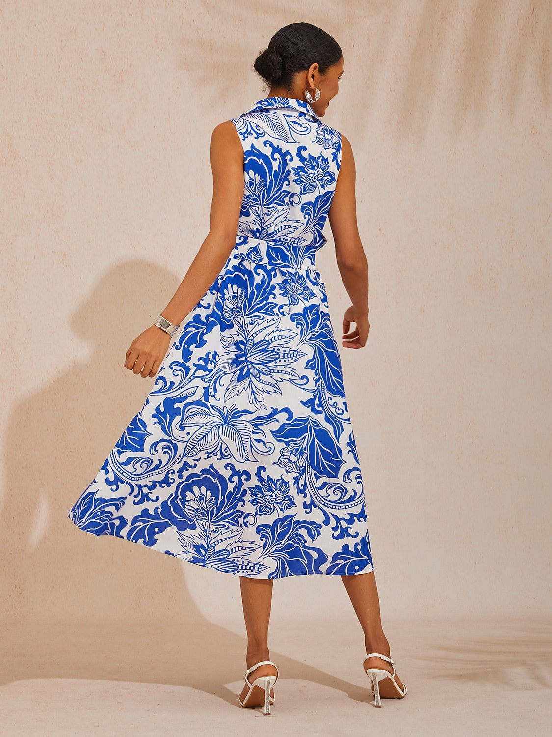 Jellyfish Effortless Linen-Style Shirt Dress