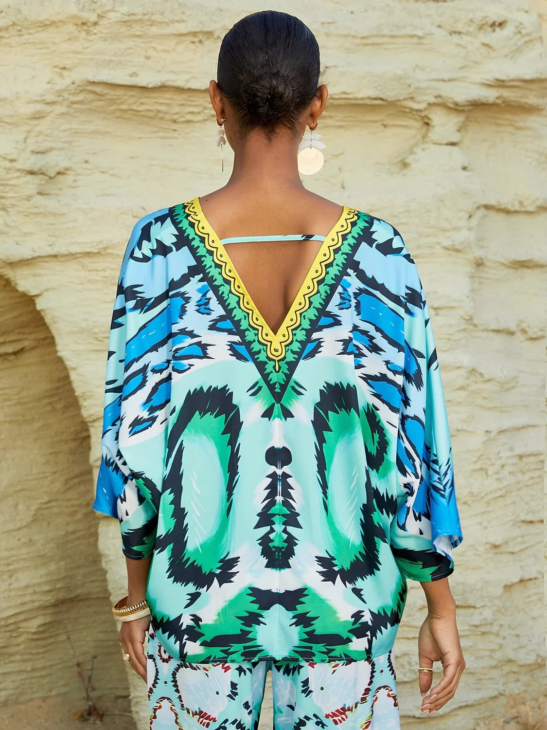 Vintage Jewelry Silky Satin Top