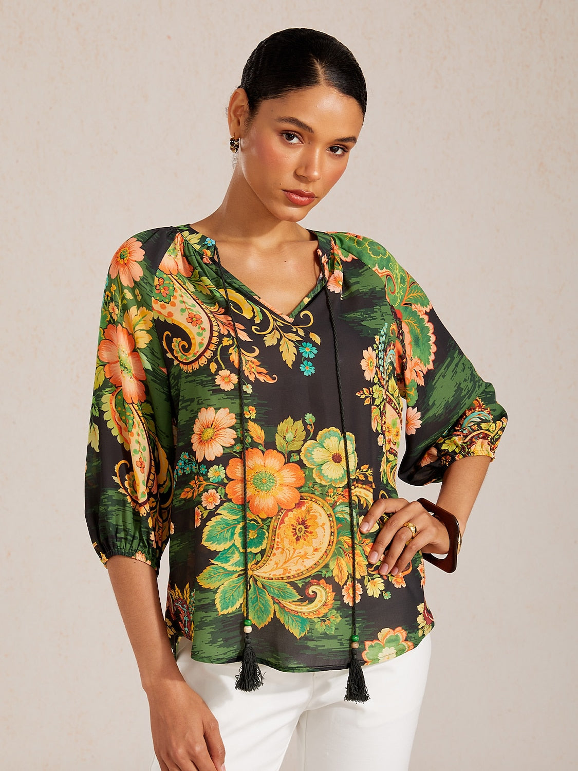 Dschungel Wilde Party Chiffon Top