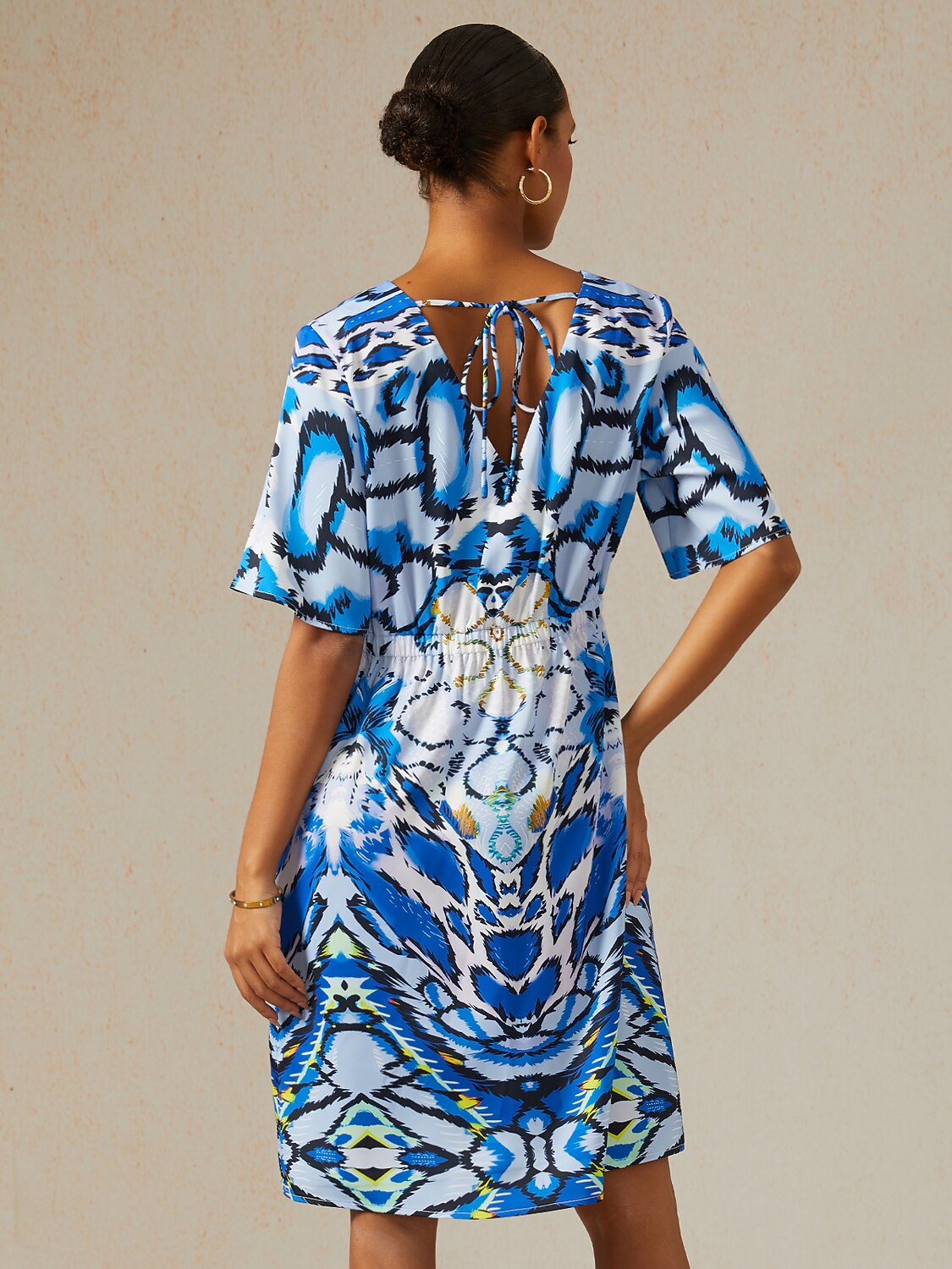 Land of Wonder Silky Satin Mini Dress