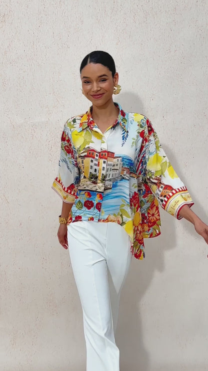 Elegant Slight Stretch Cropped Flared Pants