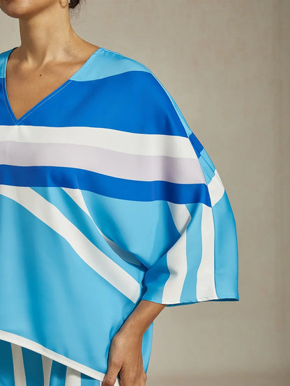 Vintage Jewelry Silky Satin Top