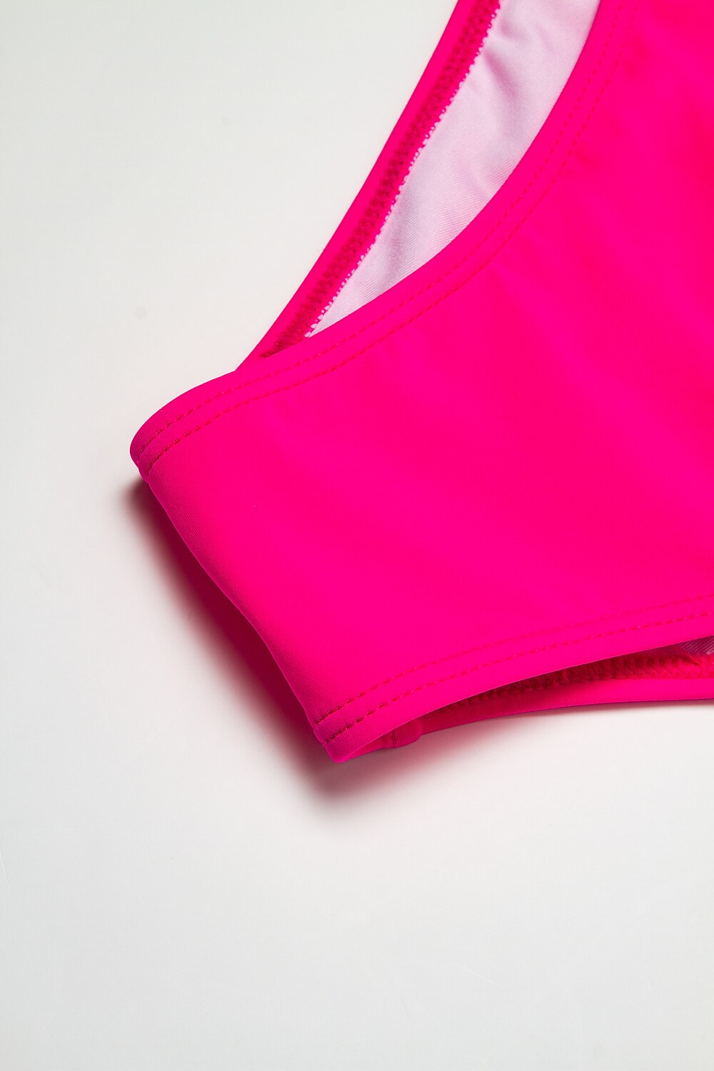 Contrast Color Onepiece Swimsuit