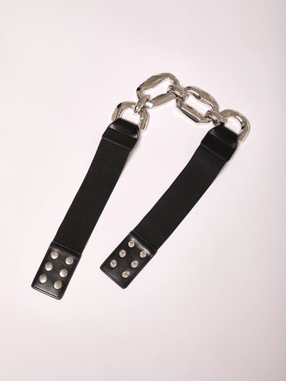 Glossy Alloy Black Belt