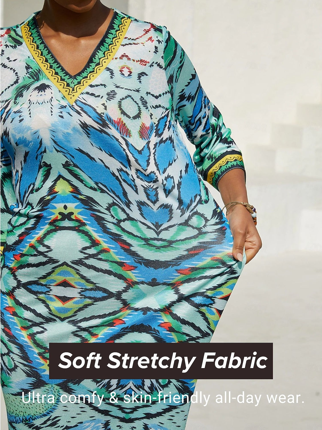 Lady Lionheart Stretch Knit Fitted Maxi Dress