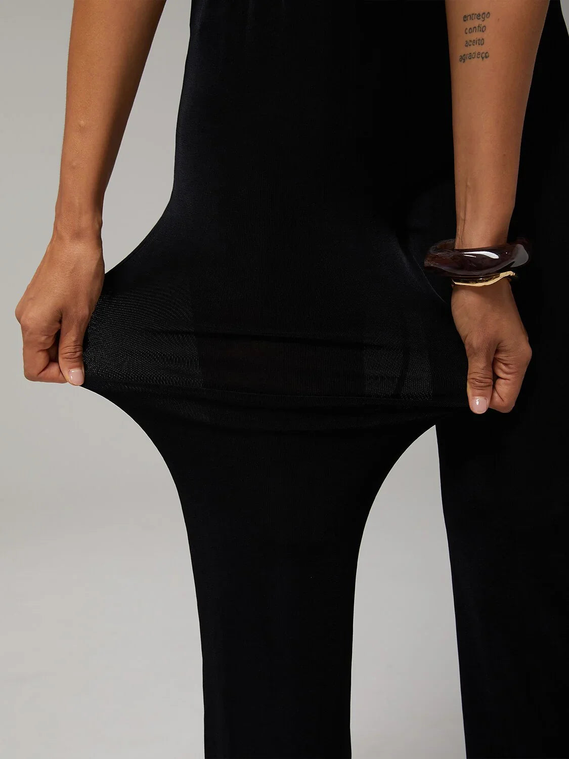 Essential Series Acetate High Stretch Drapey Vacation Straight Pants
