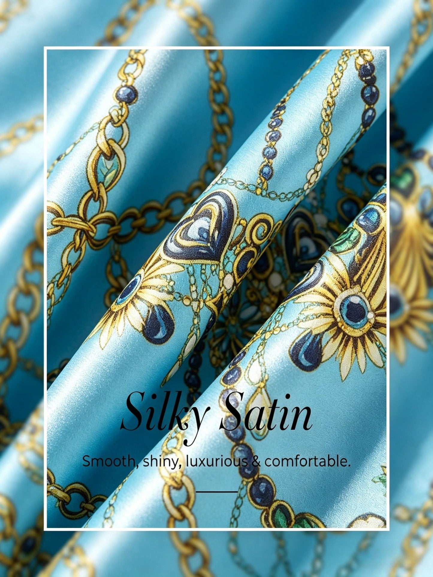 Vintage Jewelry Silky Satin Cami Maxi Dress