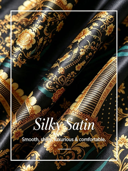 Emerald Empress Silky Satin Cami Jumpsuit