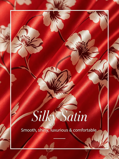 Safari Tapestry Party Silky Elegant Maxi Dress