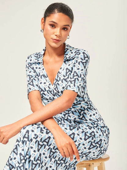 Stretch Waist-Cinching Mermaid Midi Satin Dress