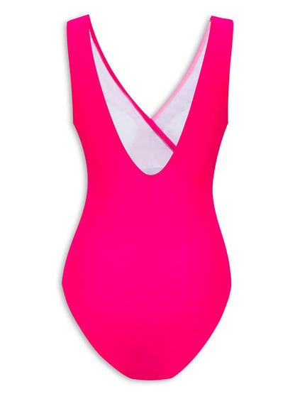 Contrast Color Onepiece Swimsuit