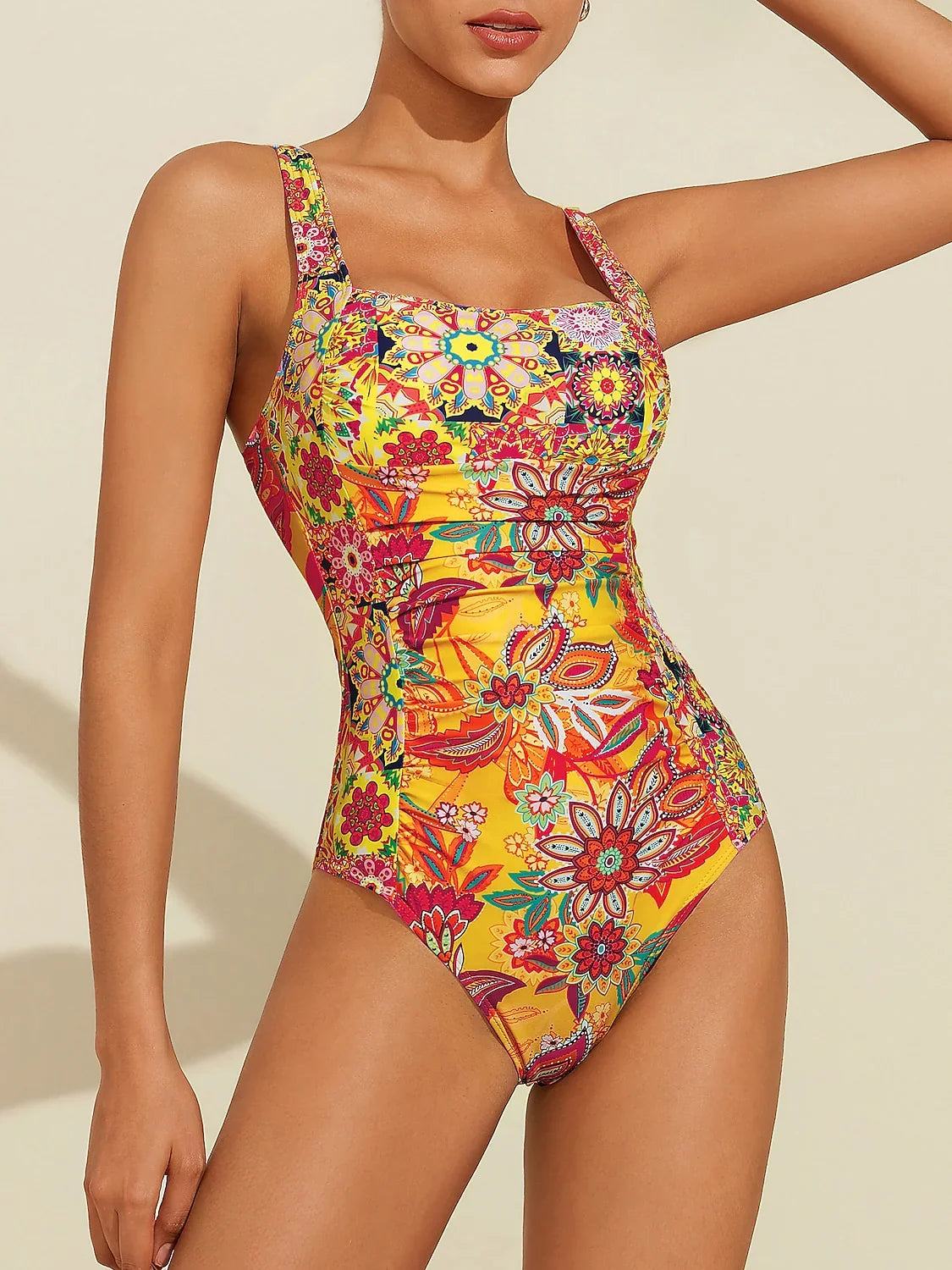 Vintage Jewelry Vacation One Piece Swimsuit