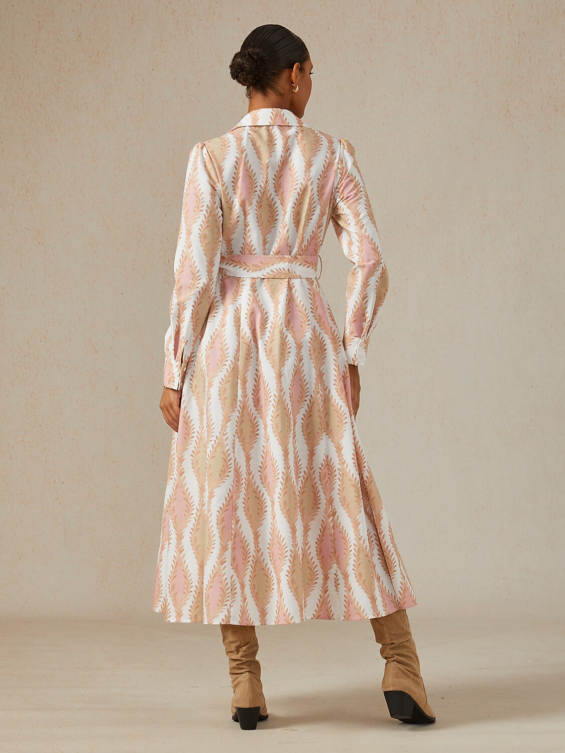 Sage Petal Rhythm Linen Look Maxi Dress
