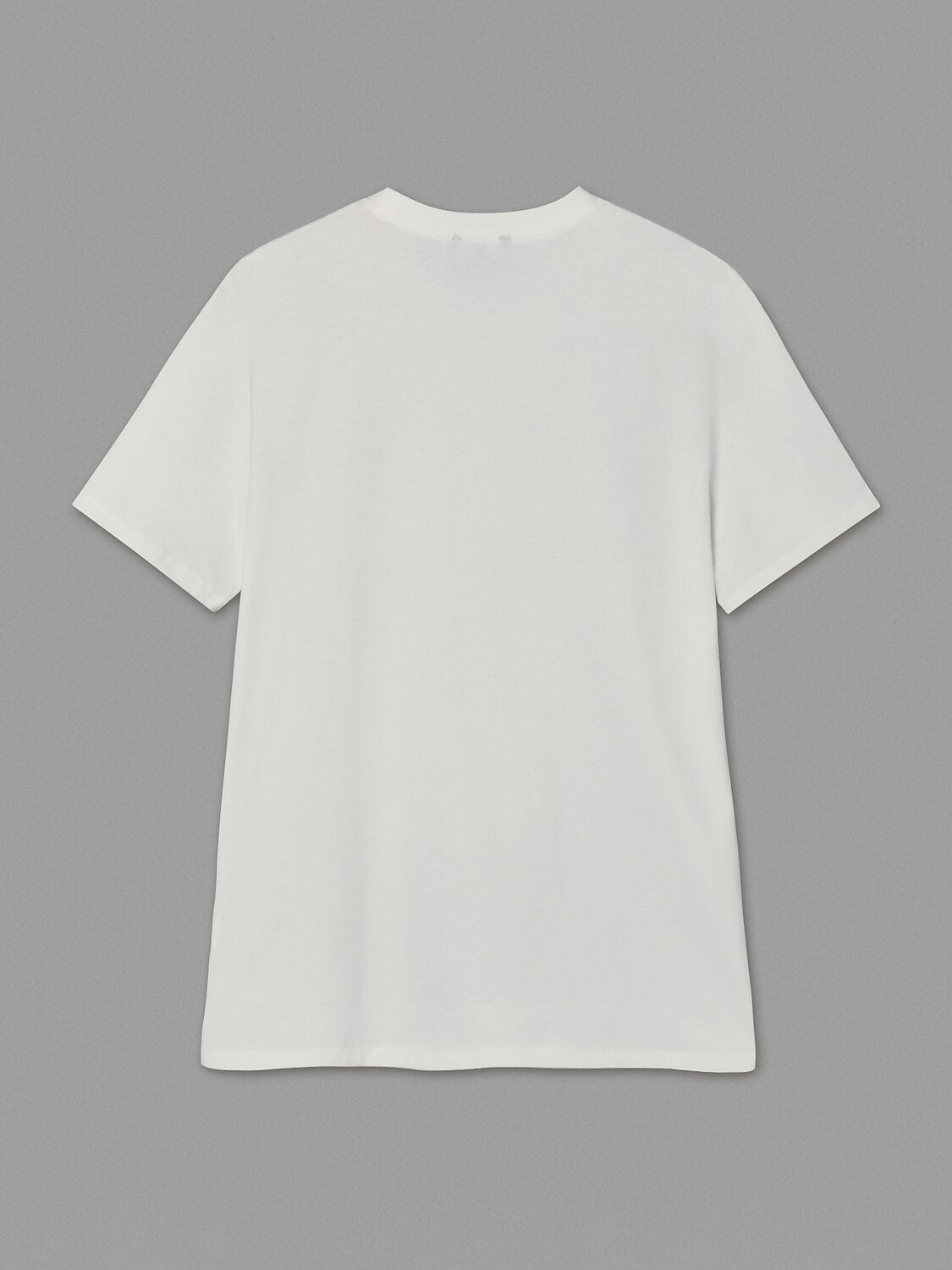 Casual Daily White Cotton T-shirt